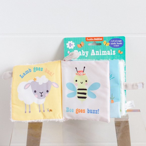 Easter Gift Basket Baby Animal Adventure Rabbit Soft Book Baby Animals Eggs - Picture 10 of 10